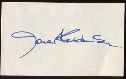 Jane Alexander Signed Index Card Signature Autographed AUTO 