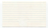 Blue Rodeo - Jim Cuddy Signed 3x5 Index Card Autographed Signature Band