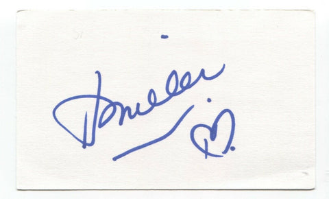 Kelly Miller Signed 3x5 Index Card Autographed Signature Actress