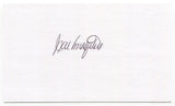 Joey Amalfitano Signed 3x5 Index Card Autographed Signature New York Giants 