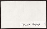 Estelle Parsons Signed Index Card Signature Vintage Autographed AUTO 