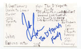 John Rapson Signed 3x5 Index Card Autographed Actor Les Miserables The Blacklist