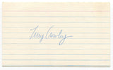 Terry Crowley Signed 3x5 Index Card Autographed MLB Baseball Baltimore Orioles