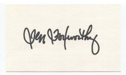 Jeff Foxworthy Signed 3x5 Index Card Autographed Vintage Signature
