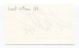 Grant Wistrom Signed 3x5 Index Card Autographed Football NFL St. Louis Rams