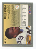 1993 Fleer Ernie Mills Signed Card Football Autograph NFL AUTO #412