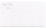 Fred Enke Signed 3x5 Index Card Autographed NFL Football Philadelphia Eagles