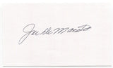 Joe DeMaestri Signed 3x5 Index Card Autographed MLB Baseball New York Yankees