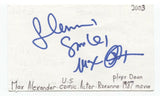 Max Alexander Signed 3x5 Index Card Autographed Signature Actor Comedian