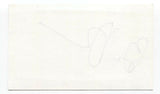 Bruce Huebner Signed 3x5 Index Card Autographed Signature Musician Candela Band
