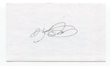 Shooty Babitt Signed 3x5 Index Card Baseball Autographed Signature