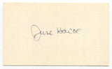 June Havoc Signed 3x5 Index Card Autographed Signature Actress