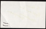 Melanie Mayron Signed Index Card Signature Vintage Autographed AUTO