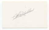 Stu Miller Signed 3x5 Index Card Baseball Autographed Signature