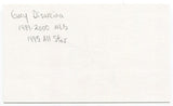 Gary DiSarcina Signed 3x5 Index Card Autographed Baseball Angels
