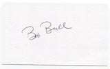 Bob Beall 3x5 Index Card Autographed Signature Atlanta Braves Debut 1975