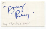 Doug Riley Signed 3x5 Index Card Autographed Signature Signature Dr. Music