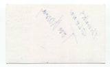 Tom Harvey Signed 3x5 Index Card Autograph Signature Actor Comedian