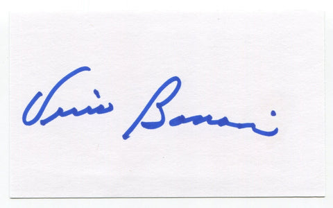 Vince Banonis Signed 3x5 Index Card Autographed Football NFL Chicago Cardinals