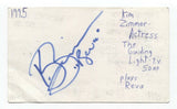 Kim Zimmer Signed 3x5 Index Card Autographed Signature Actress