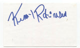 Kenny Robinson Signed Index 3x5 Card Autographed Signature Comedian Actor Comic