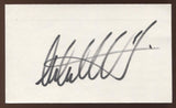 Michael Andretti Signed 3x5 Index Card Vintage Autographed Racing Signature