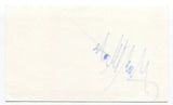 Gord Martineau Signed 3x5 Index Card Autographed Signature Canadian Journalist