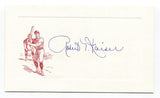 Bob Kaiser Signed Card Autographed MLB Baseball Roger Harris Collection