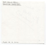 David Charles Abell Signed Page Autographed Signature Inscribed "To Mike" 