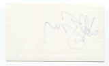 Jeff Seymour Signed 3x5 Index Card Autographed Signature Actor