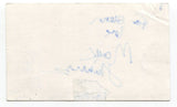 Mark Hutchinson Signed 3x5 Index Card Autographed Actor Blood Brothers