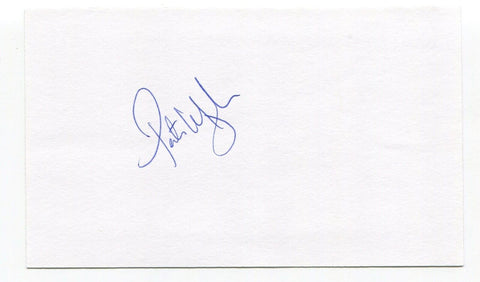 Peter Moylan Signed 3x5 Index Card Autographed MLB Baseball Atlanta Braves