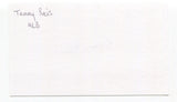 Tommy Reis Signed 3x5 Index Card Autographed MLB Baseball Philadelphia Phillies