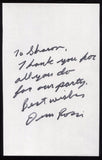 Dino Rossi Signed Book Page Cut Autographed Signature