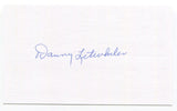 Danny Litwhiler Signed 3x5 Index Card Autographed MLB Baseball 1944 Cardinals