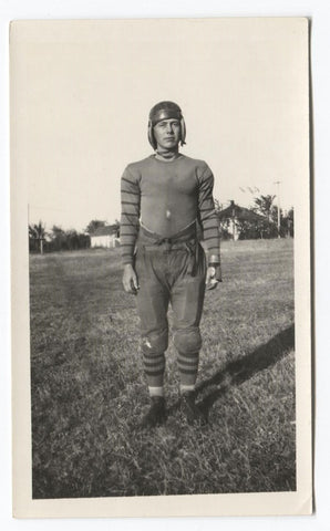 1924 "Levor" Levorson Augustana College Football Type 1 Original Snapshot Photo