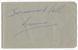 Remo Belli Signed Album Page Autographed Vintage Signature 