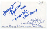 Anwyn Musico Signed 3x5 Index Card Autographed Actress Singer Sound Of Music