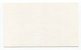 Robert Longo Signed 3x5 Index Card Autograph Signature Painter Sculptor Director