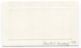 Harold K. Guinzburg Signed Card Autographed Signature Viking Press Founder