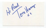 Tom Harvey Signed 3x5 Index Card Autographed Signature Comedian Actor Muppets