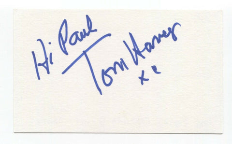 Tom Harvey Signed 3x5 Index Card Autographed Signature Comedian Actor Muppets