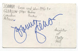 Joanna Gleason Signed 3x5 Index Card Autographed Signature Actress