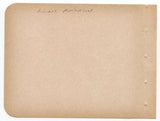 Liliane Montevecchi Signed Album Page Vintage Autographed Actress Dancer