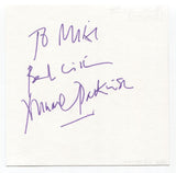 Michael Parkinson Signed Page Autographed Signature Inscribed "To Mike" Actor