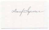 Daryl Spencer Signed 3x5 Index Card Autographed Baseball New York Giants