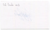 Sal Bando Signed 3x5 Index Card Autographed Athletics World Series Champion MLB