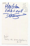 Jet Set Satellite - Jeff Swiecicki Signed 3x5 Index Card Autographed Band