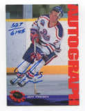 1994 Classic Games Jeff Friesen Signed Card Hockey NHL Autograph AUTO /6145