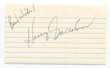 Harry Gallatin Signed 3x5 Index Card NBA Basketball Autographed HOF